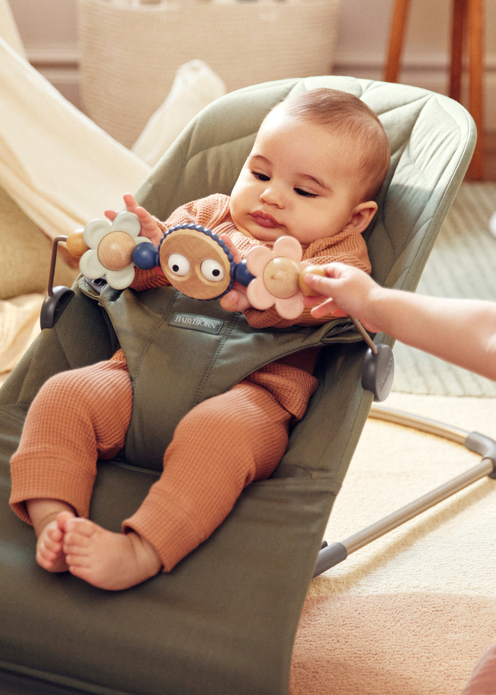 Toy for Bouncer - Googly eyes